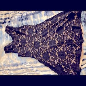 Speechless kids navy blue lace dress